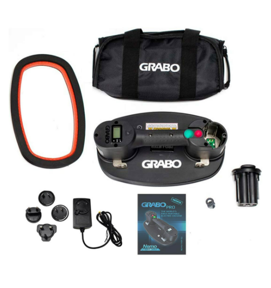 Pritraukimo įrankis GRABO PRO, vakuuminis su akumuliatoriumi (297X181X115MM)