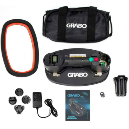 Pritraukimo įrankis GRABO PRO, vakuuminis su akumuliatoriumi (297X181X115MM)