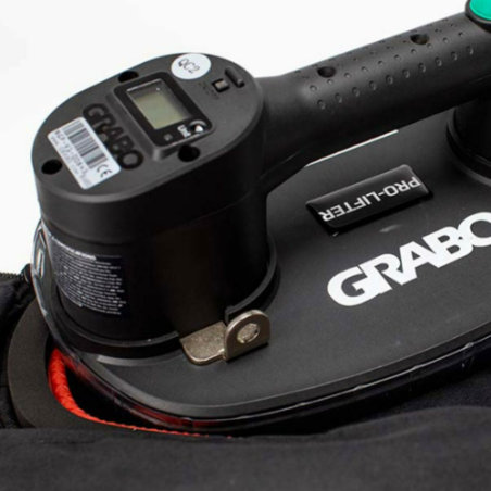 Pritraukimo įrankis GRABO PRO, vakuuminis su akumuliatoriumi (297X181X115MM)