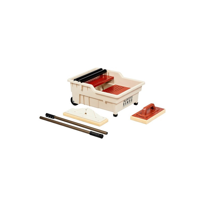 Plovimo vonelė Rambo + 2 kempinės Sweepex + kotas, 40 l