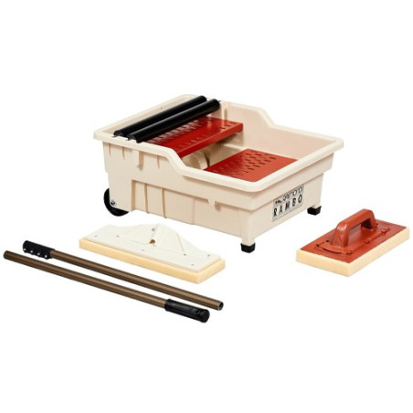 Plovimo vonelė Rambo + 2 kempinės Sweepex + kotas, 40 l