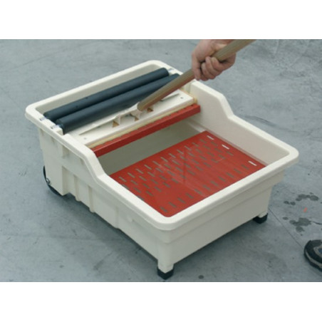 Plovimo vonelė Rambo + 2 kempinės Sweepex + kotas, 40 l