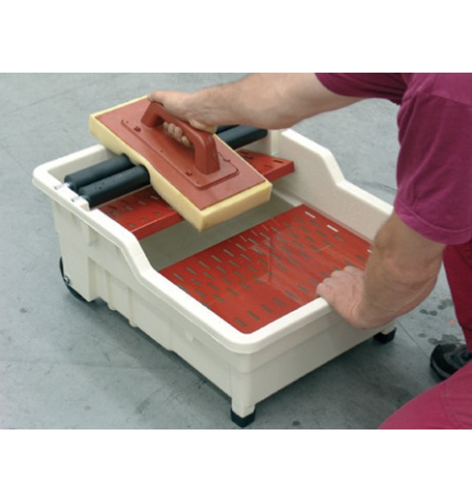 Plovimo vonelė Rambo + 2 kempinės Sweepex + kotas, 40 l