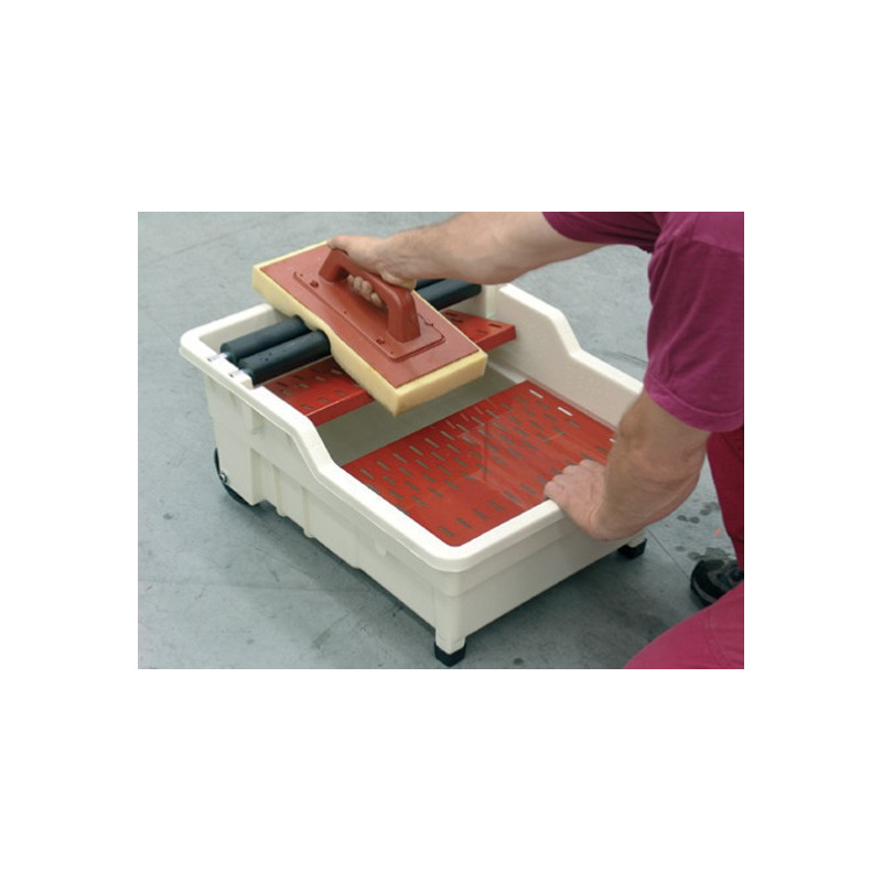 Plovimo vonelė Rambo + 2 kempinės Sweepex + kotas, 40 l