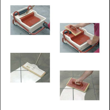 Plovimo vonelė Pedalo++kempinė su rankena+kempinė su kotu