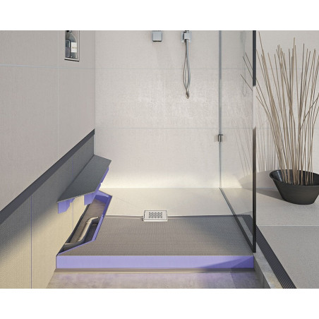 JackoBoard Aqua Line Pro (1000x900x60) dušo padas (linijinis trapas)