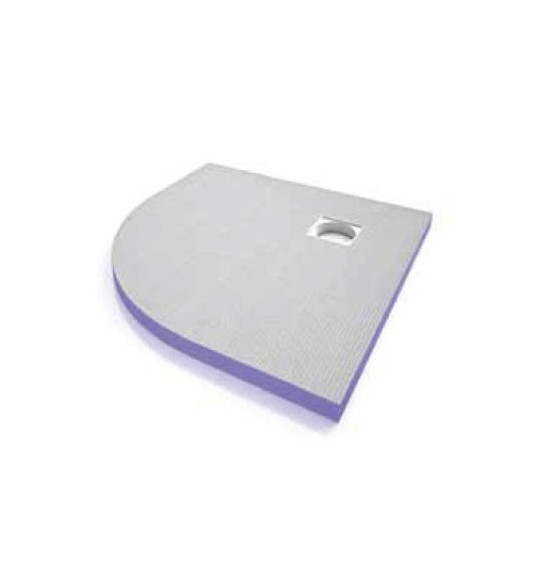 JackoBoard Aqua (900x900x40) dušo padas, lenktas (kampinis trapas)