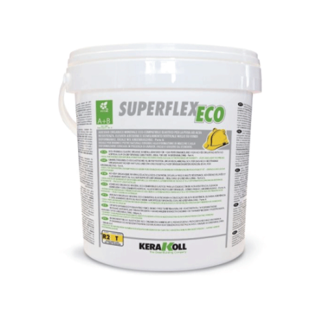 Superflex Eco A+B (balti), 8 kg dvieju komponentu organiniai mineraliai klijai (R2T)