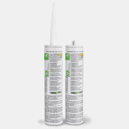 Silicone Fugabella Eco 45 limestone, 310 ml hermetikas silikoninis antipelesinis