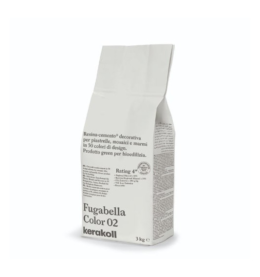 Fugabella Color 02, 3 kg cementinis glaistas plytelių siūlių tarpams