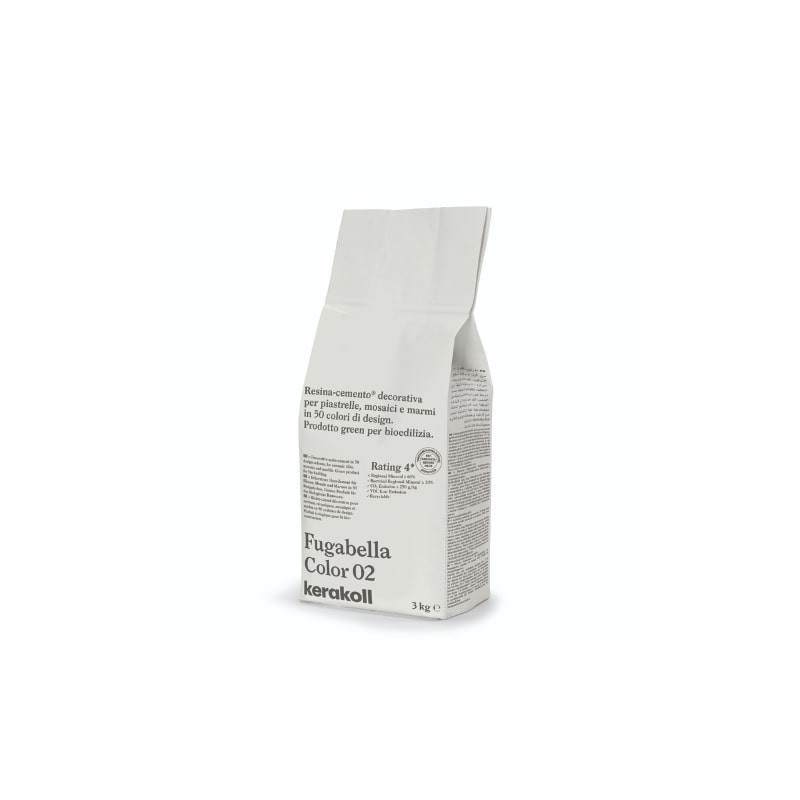 Fugabella Color 02, 3 kg cementinis glaistas plytelių siūlių tarpams Fugabella Color 02, 3 kg cementinis glaistas plytelių siūlių tarpams