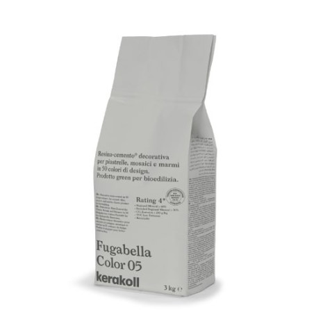 Fugabella Color 05, 3 kg cementinis glaistas plytelių siūlių tarpams