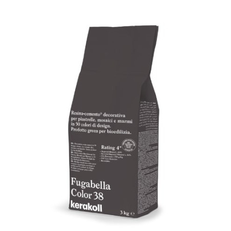 Fugabella Color 38, 3 kg cementinis glaistas plytelių siūlių tarpams