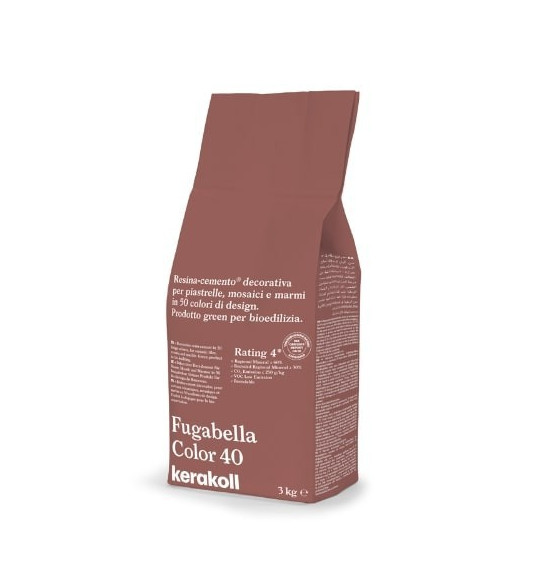 Fugabella Color 40, 3 kg cementinis glaistas plytelių siūlių tarpams