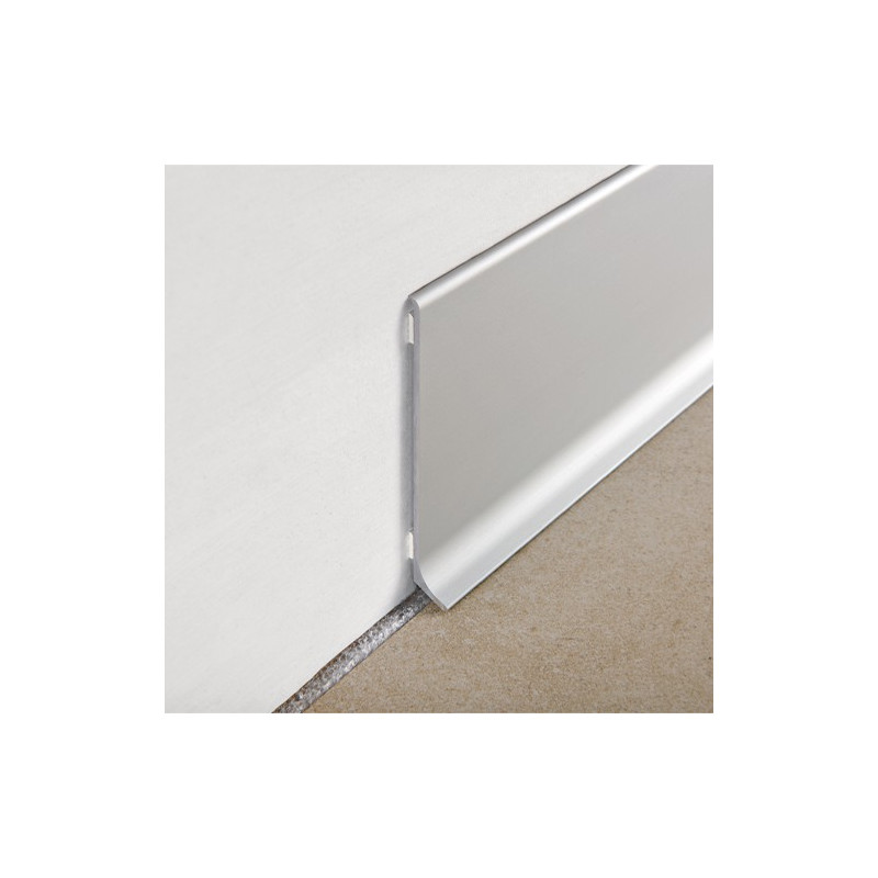 Grindjuostė, anoduoto aliuminio, h 80 mm, L 2,0 m