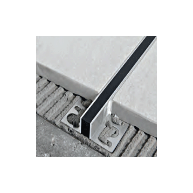 Profilis, aliuminis naturalus, deformacinis, juodas intarpas, h 10 mm, L 2,7 m