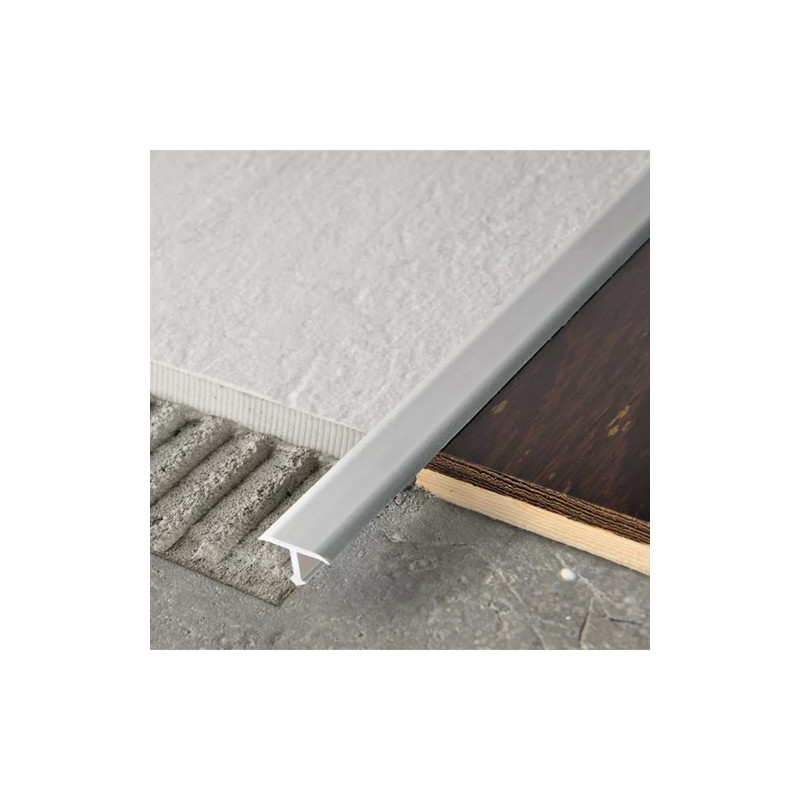 Profilis, aliuminis anoduotas, pilkas, h 14 mm, L 0.9 m