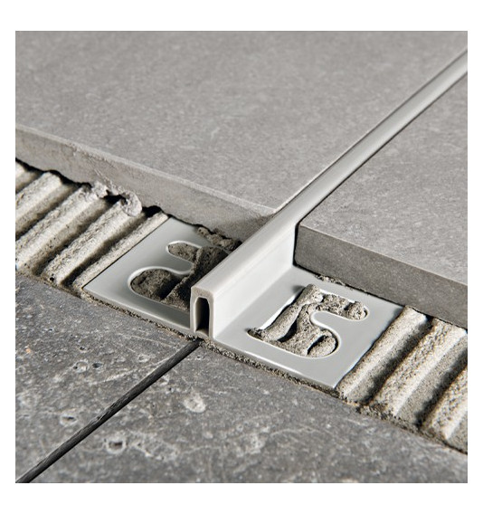 Profilis deformacinis, PVC, pilkas, h 8 mm, L 2,5 m