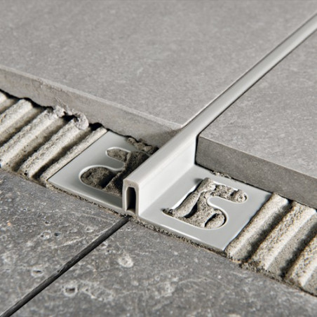 Profilis deformacinis, PVC, pilkas, h 8 mm, L 2,5 m