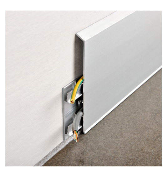 Grindjuostė, anoduoto aliuminio, h 70 mm, L 2,0 m