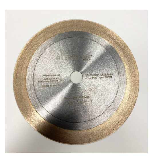 Deimantinis diskas lygus, smulkaus deimanto, šlapiam pjovimui, ¨250 mm, 25.4 mm