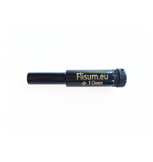 Šlapio gręžimo antgalis, kietoms medžiagoms, Ø10 mm, suktukui