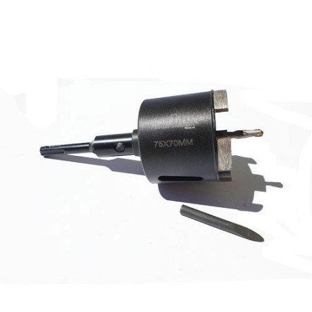 Sauso gręžimo antgalis, mūrui, Ø75 mm, M16+SDS