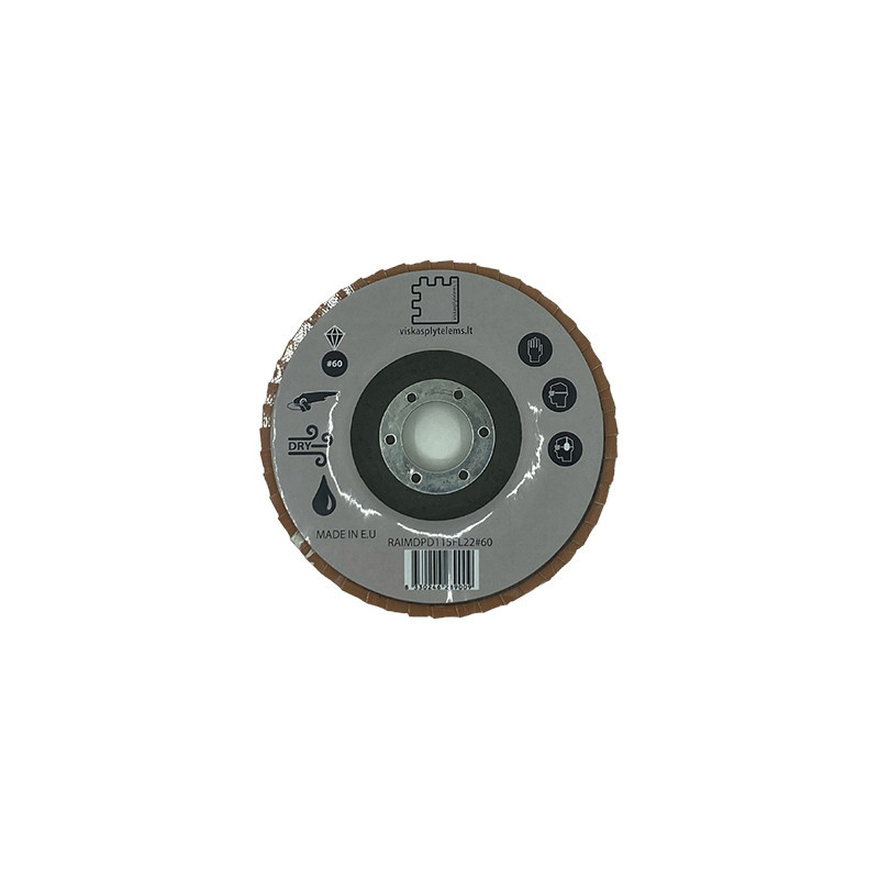 Dimanta diska pulēšana 115 MM, 60 graudainības Atloks 22.2