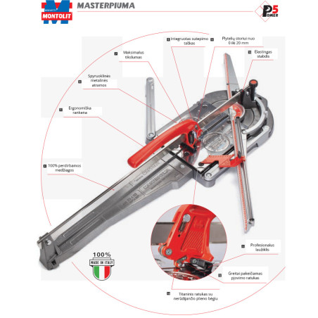 Montolit MASTERPIUMA smērviela darbgaldiem, 5 gab. | rankiniu-ir-elektriniu-stakliu-priedai | NMF Home