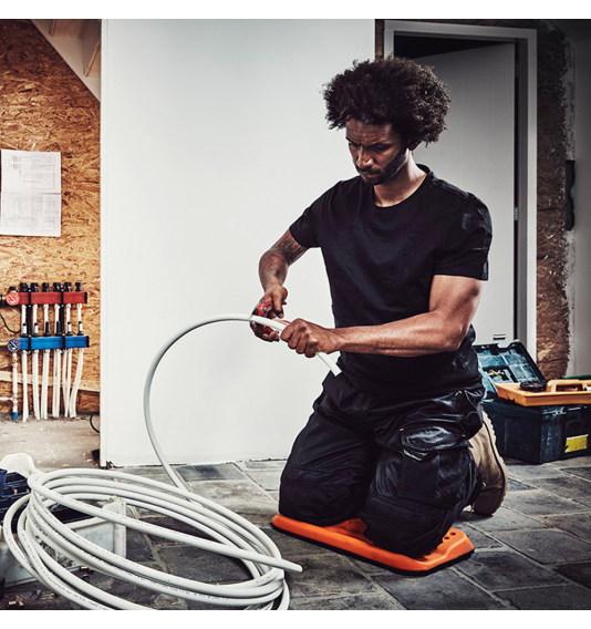 Fento dēlis, ergonomisks drošības dēlis, oranžs, 1 gab.