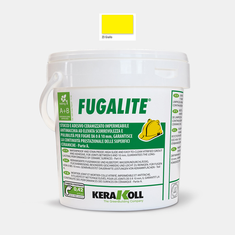 Fugalite Eco 23 dzeltena 3 kg epoksīda tepe