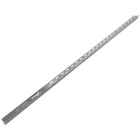 Dural Profile Dušas nerūsējošais tērauds, pa labi, h 11 mm, 98 cm | vannasistabas-profili | NMF Home