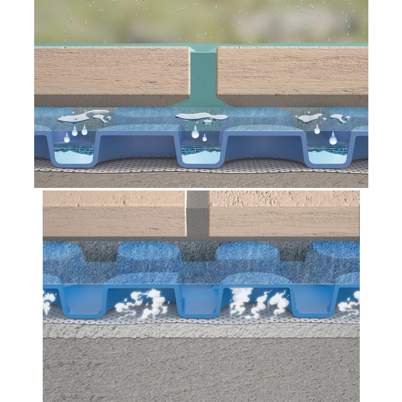 Membrāna, PRODESO DRAIN 4 SYSTEM, 4 mm, 1 m2