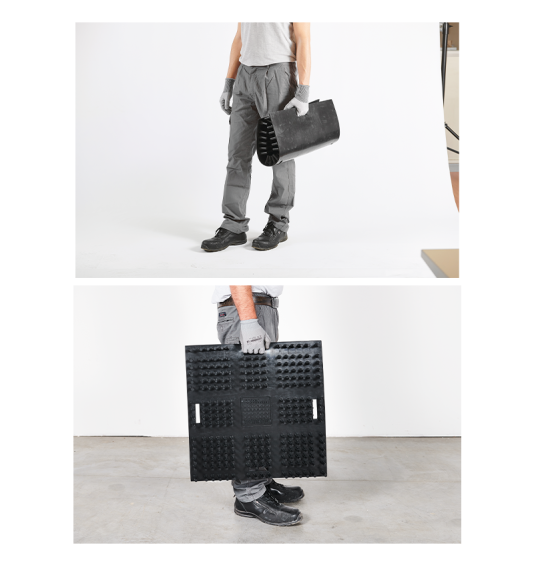 Daudzfunkcionāls gumijas spilventiņš Raimondi UP!, 59x59 cm