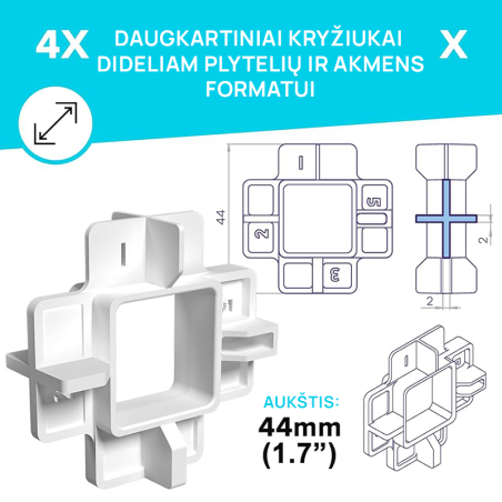 copy of Krusti flīžu spraugām, dubultā, 1-3 mm (300 gab.) | skrso | NMF Home