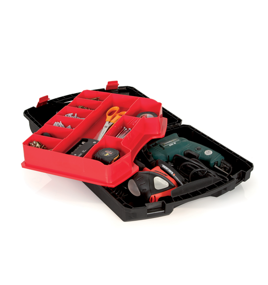 Modulāra instrumentu kaste ar riteņiem, piecu daļu Nr. 59, 500 x 410 x 770 mm