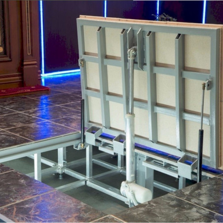 Grīdas inspekcijas durvis flīzēm DRIVE8, h 290 mm, 900x900 mm | revizijas-lukas-gridai | NMF Home