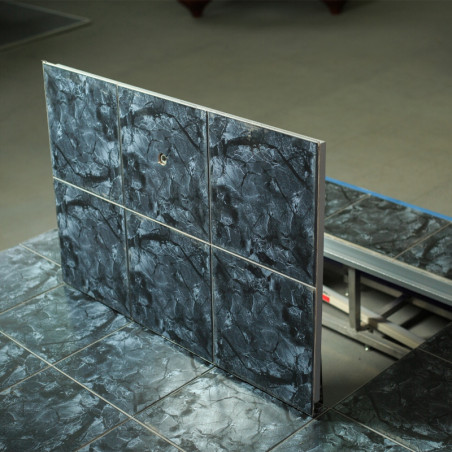 Grīdas inspekcijas durvis flīzēm DRIVE8, h 290 mm, 900x900 mm | revizijas-lukas-gridai | NMF Home