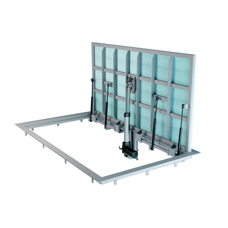 Grīdas inspekcijas durvis flīzēm DRIVE8, h 290 mm, 900x900 mm