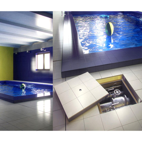 Grīdas ugunsdzēsības uzpildāmās durvis lielām slodzēm PRO+BS, h 75 mm, no 435x435 mm līdz 1135x1135mm | revizijas-lukas-gridai | NMF Home