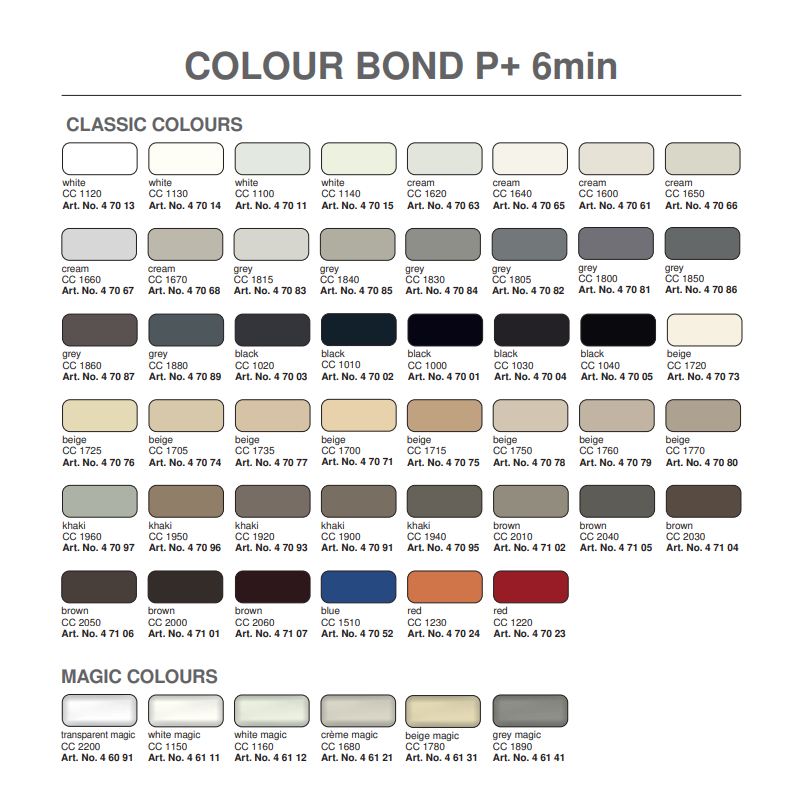 Epoksīdsveķu līme Akemi Colour Bond P+, krāsa 1960, 250 ml