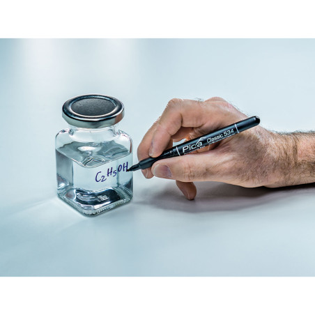 Pizza Classic Pen, plāns marķieris melnā krāsā, 1 gab. | profesionalie-markieri | NMF Home