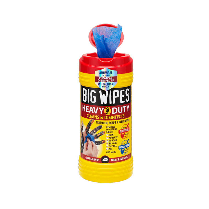 Tīrīšanas salvetes BIG WIPES HEAVY DUTY, 80 gab.
