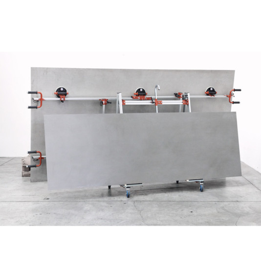 Transportēšanas ratiņi lielām flīzēm (maks. 250 kg)