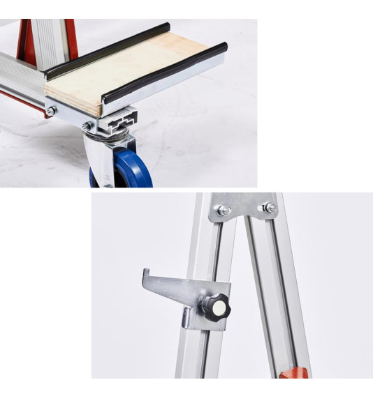 Transportēšanas ratiņi lielām flīzēm (maks. 250 kg)