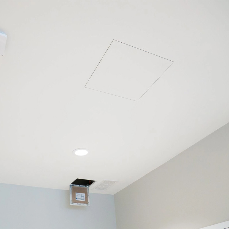 Alumīnija durvis (krāsojamas), 200x200x25 mm