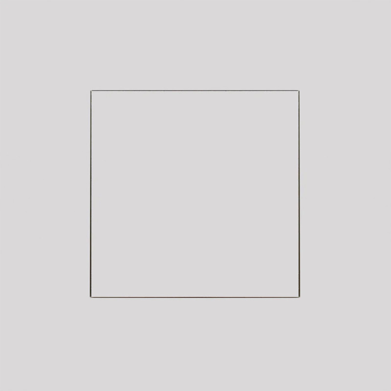 Alumīnija durvis (krāsojamas), 500x500x12,5 mm