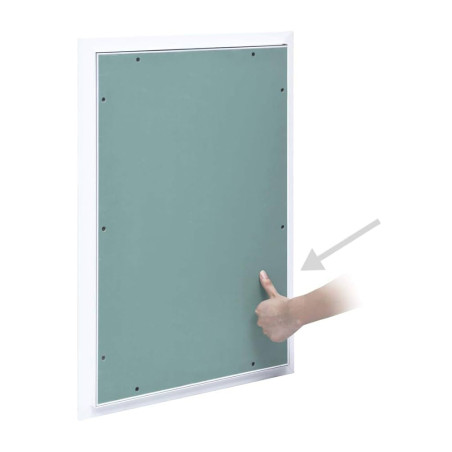 Alumīnija durvis (krāsojamas), 1200x700x12,5 mm | revizijas-lukas-sienam | NMF Home