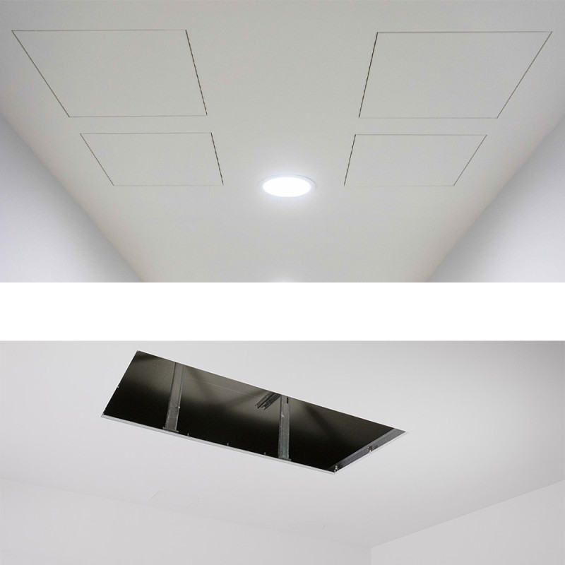 Alumīnija durvis (krāsojamas), 1200x700x12,5 mm