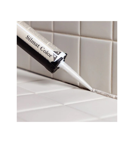 Silmat Color KK 64 - 290 ml matēts silikona hermētiķis pret pelējuma veidošanos